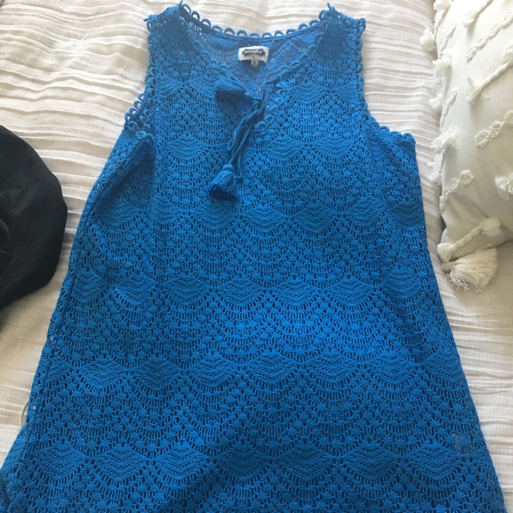 Blue mud pie cover up!